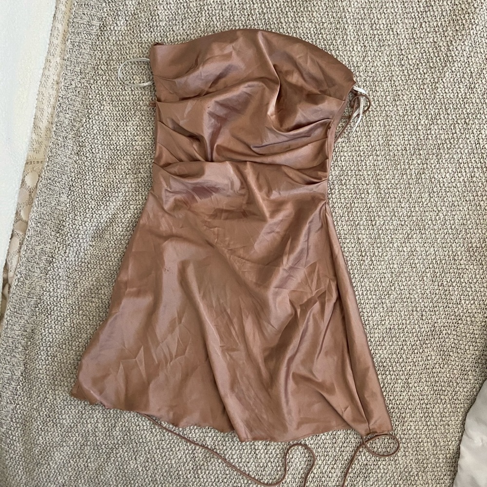 SATIN DRESS
